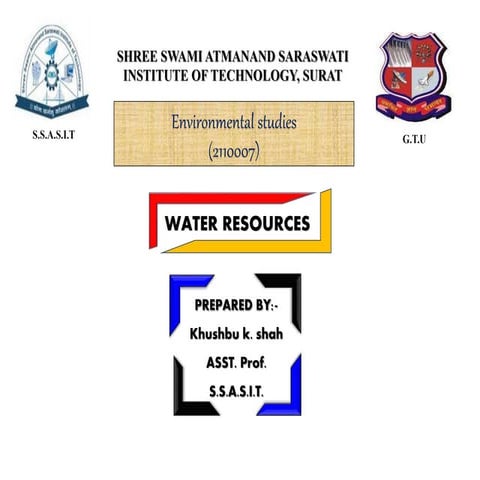 Water resources