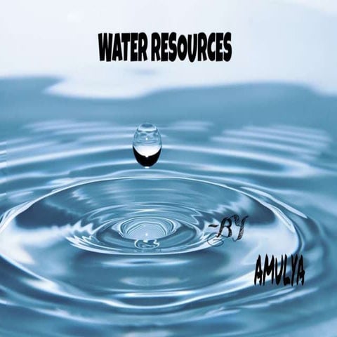 Water resources 