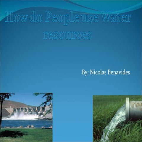 Water resources 
