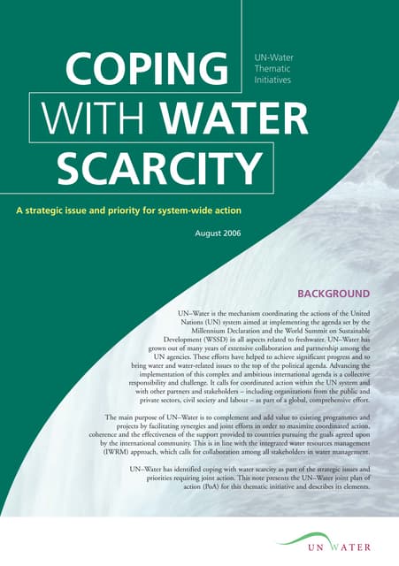 Waterscarcity