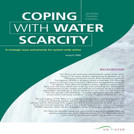 Global Perspective on Water Scarcity | PDF
