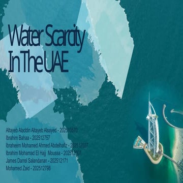 overview of the causes and effects of drinking water scarcity in the ...