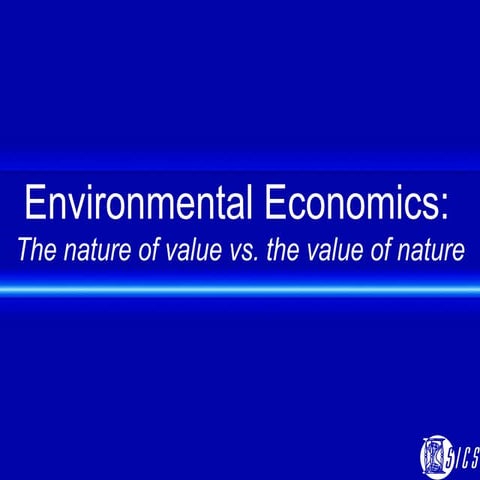 Watershed Conference - "The value nature vs the nature of value" - 2006