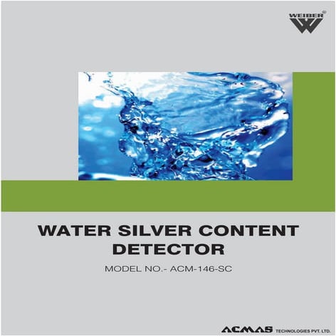 Water Silver Content Detector by ACMAS Technologies Pvt Ltd.
