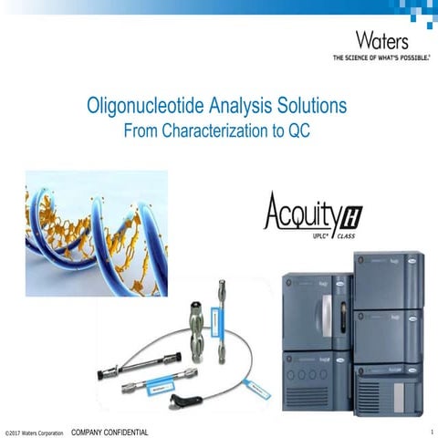 Waters Oligonucleotide Analysis Solutions