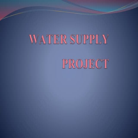 Water supply
