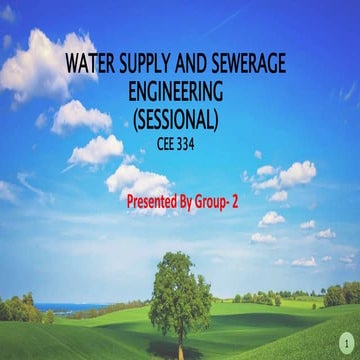 Water supply and sewerage engineering