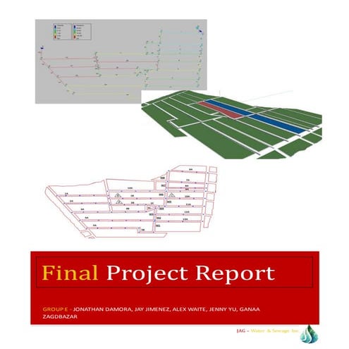 Group Project to Design Water Infrastructure for a Theoretical Small Town.
