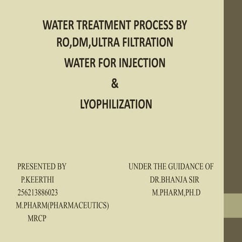 Water treatment process by RO UF