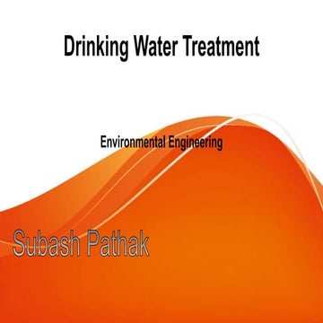 Water treatment