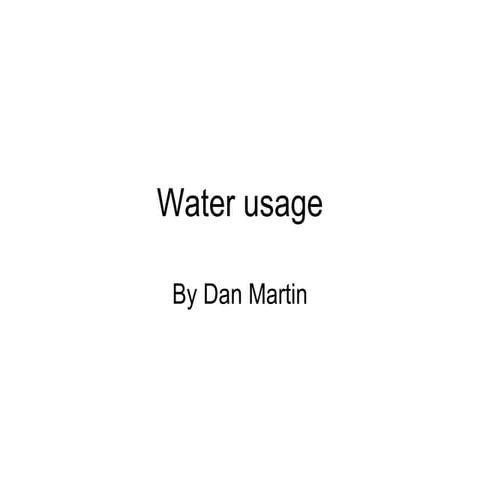 waterusage