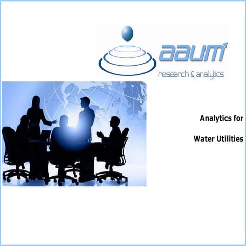 Analytics for Water utilities