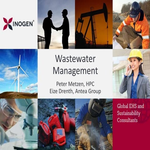 Wastewater Management: Overview and Case Studies