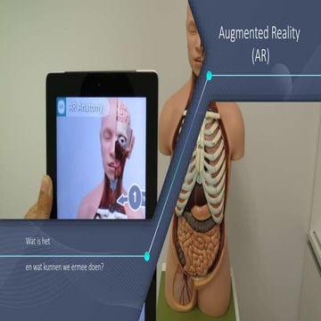 Wat is augmented reality en waarvoor gebruiken we het nl