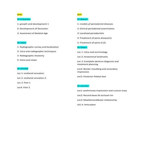Wat is included in midterm1 (BDS3)