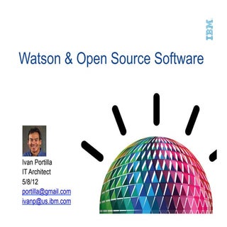 Watson and Open Source Tools