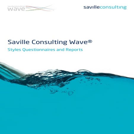 Saville Consulting Wave brochure 2014