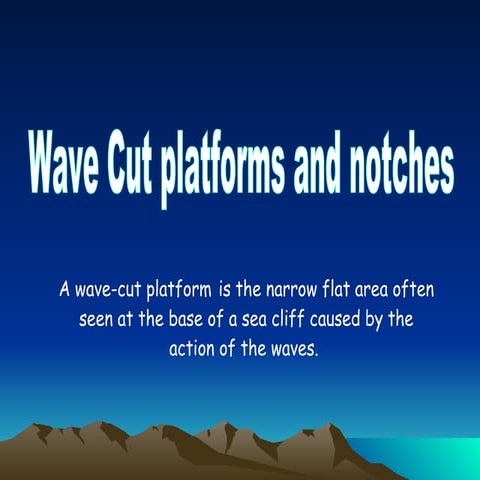 Wave Cut Platform
