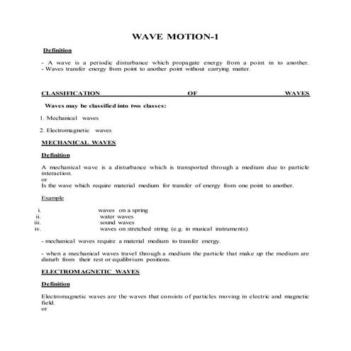 WAVE MOTION-1