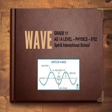 progressive wave - a level - 9702 - cambridge curriculum