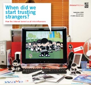 Wave 3 - When Did We Start Trusting Strangers | UM | Social Media Tracker