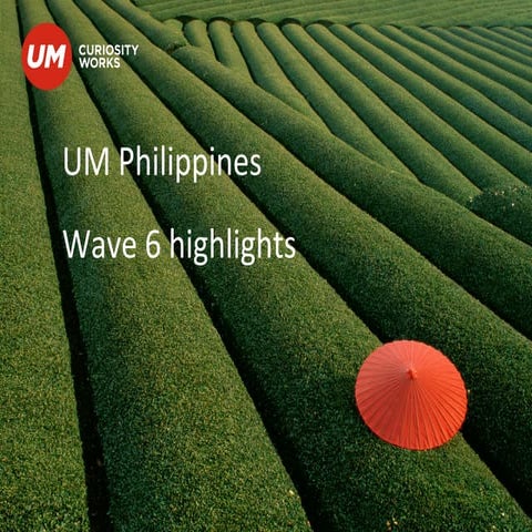 UM Wave 6 Philippine Findings | PPTX