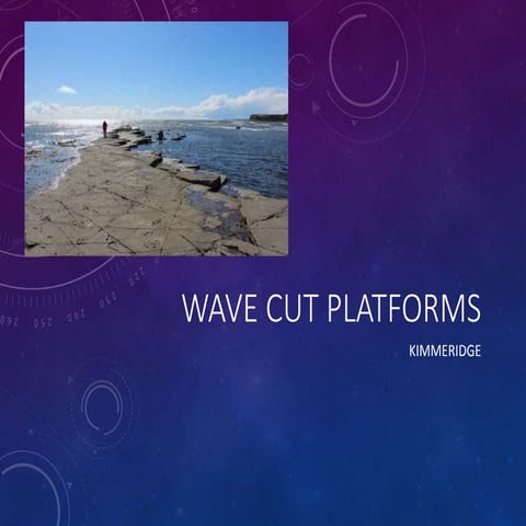 Wave cut platform Kimmeridge