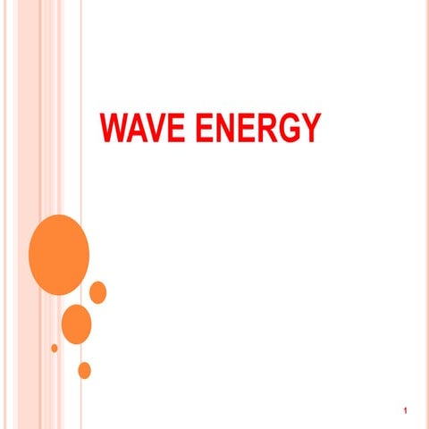 Wave energy