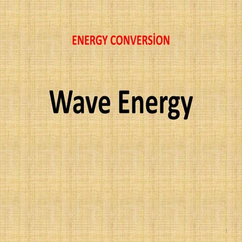 Wave Energy 