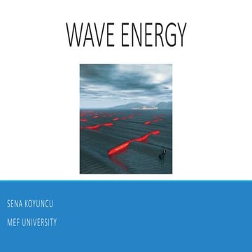 Wave Energy