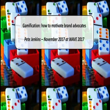 Gamification: how to motivate brand advocates