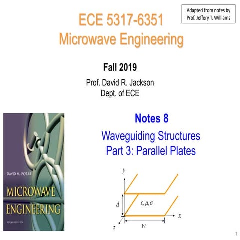 Waveguiding Structures Part 3 (Parallel Plates).pptx
