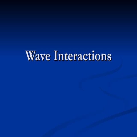 Waveinteractions fp