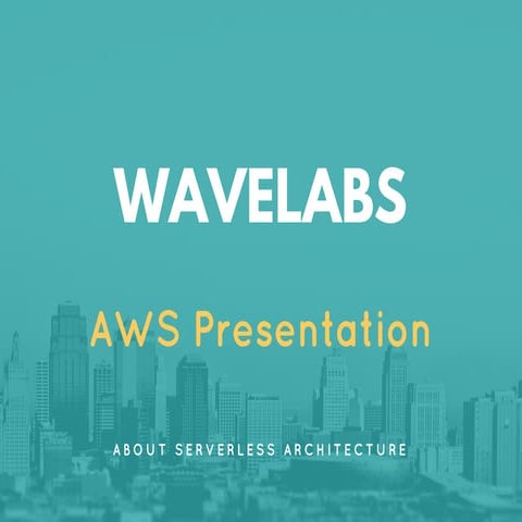 Wavelabs aws