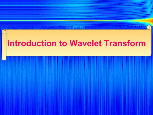 Wavelet