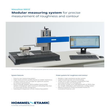 Waveline-W600 Perfilometro Manual