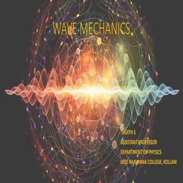 Wave mechanics