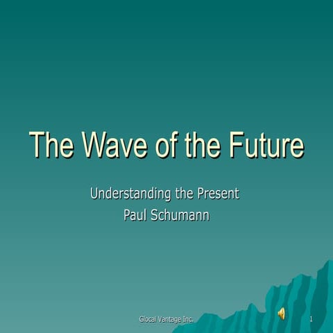 Wave of the Future: Understanding the Present