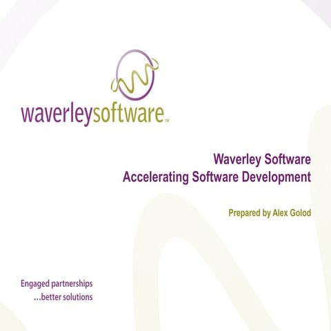 Waverley software0712