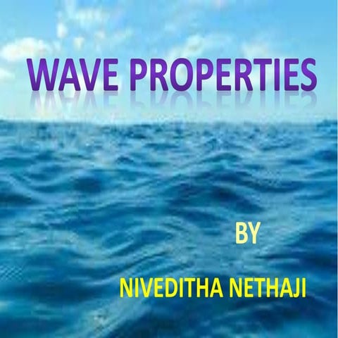 Wave speed, frequency and wavelength | PPTX