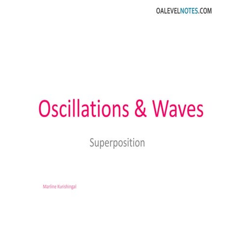 Increase your knowledge on waves superposition