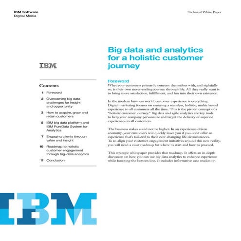 Big Data and analytics for a holistic customer journey | PDF