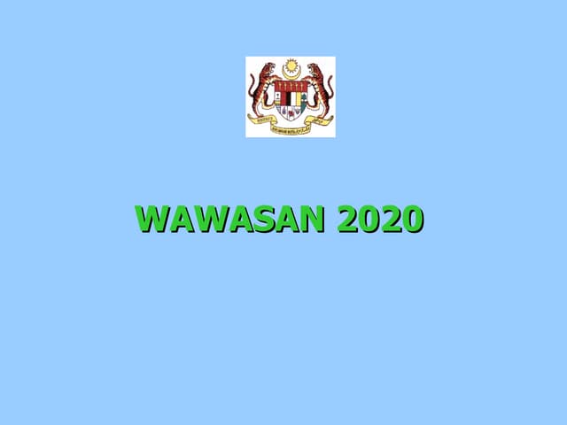 9 Cabaran Wawasan 2020
