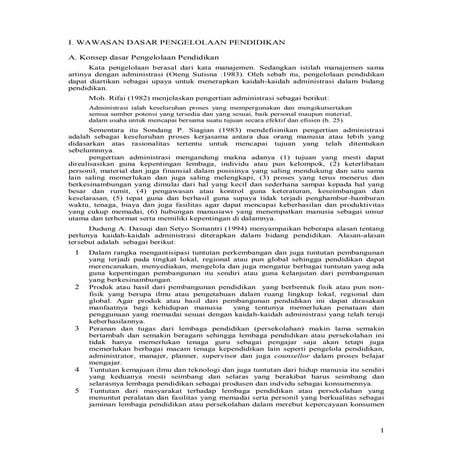 24533_PENGELOLAAN PENDIDIKAN_Materi2.MATERI 1 PERT 2 WAWASAN DASAR ...