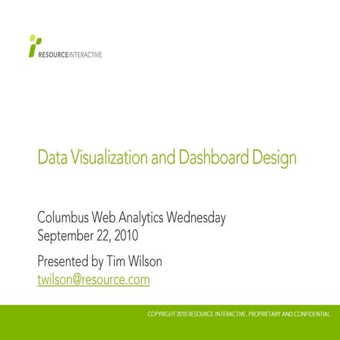 Data Visualization Tips and Concepts