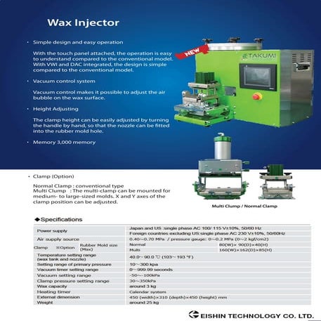 Jewelry Wax Injector | PDF