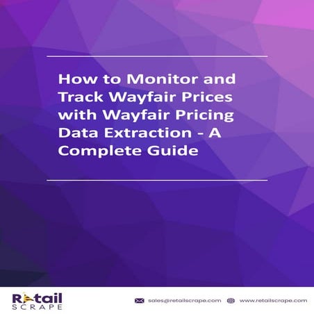 Wayfair Pricing Data Extraction And Market Tracking