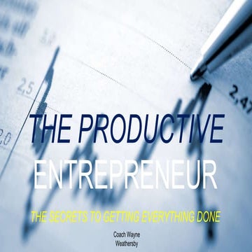 Be Productive NOT Busy! Wayne Weathersby (Podcast)