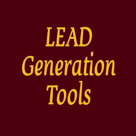 Ways for sales lead generation