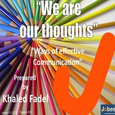 Ways of effective communication (Basics of communication skills) 